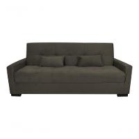 Sofá Cama Lavínia 3 Lugares Suede Capuccino Matrix - 1