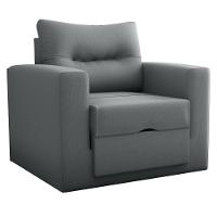 Sofá Cama Para Sala De Estar Dublin Suede Cinza - 2