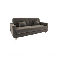 Sofá Cama Emília 2 Lugares 190cm Suede Capuccino Matrix - 1