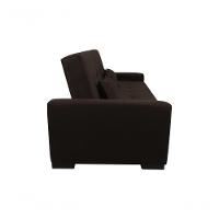 Sofá Cama Lavínia 3 Lugares Suede Marrom Matrix - 5