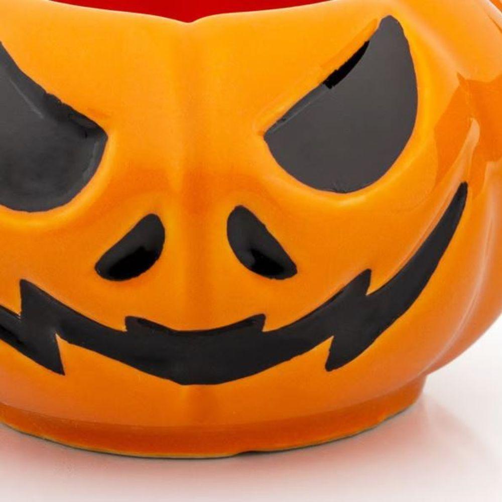 Caneca 3d Abóbora Cerâmica 320ml Broglio Laranja - 3