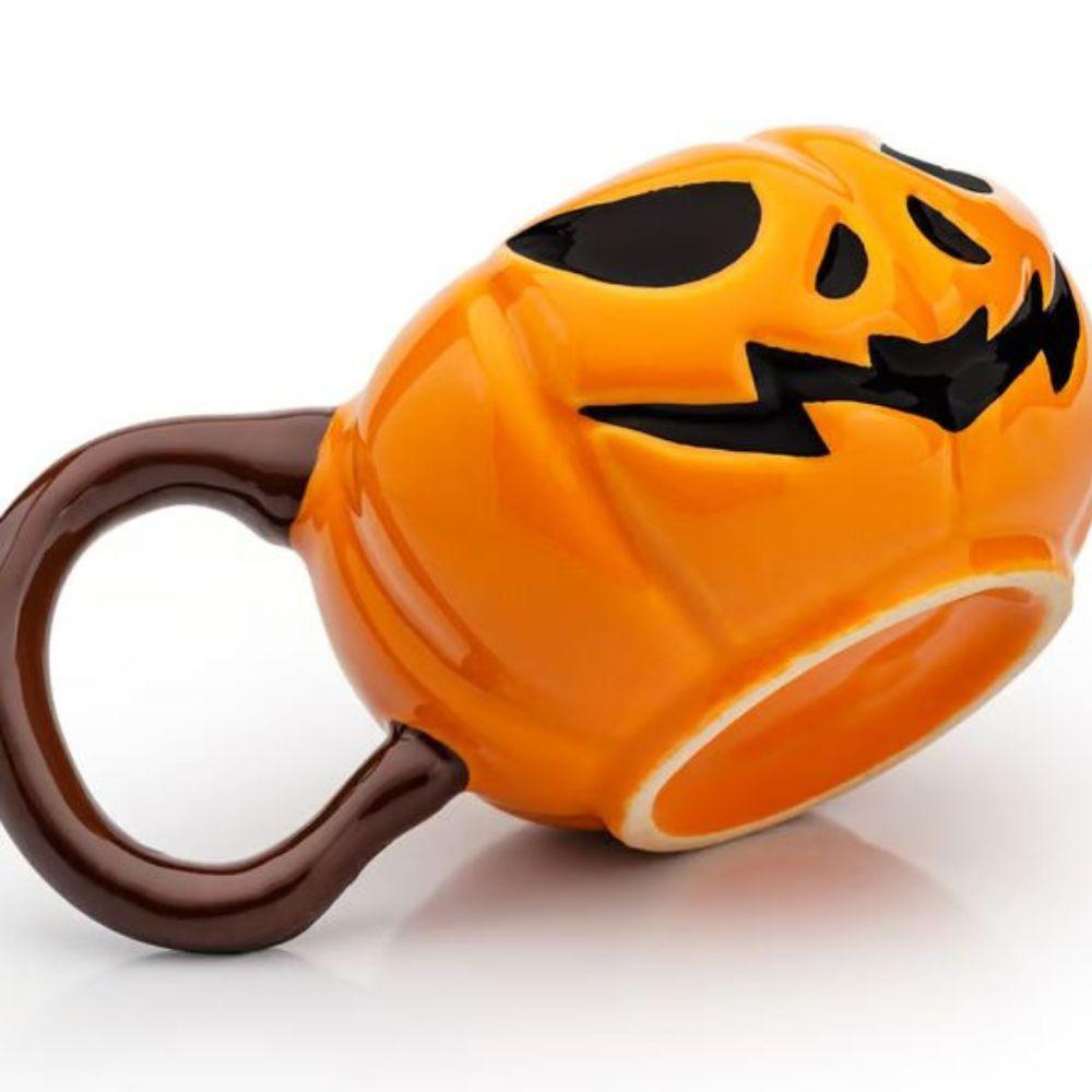 Caneca 3d Abóbora Cerâmica 320ml Broglio Laranja - 9