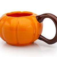Caneca 3d Abóbora Cerâmica 320ml Broglio Laranja - 8