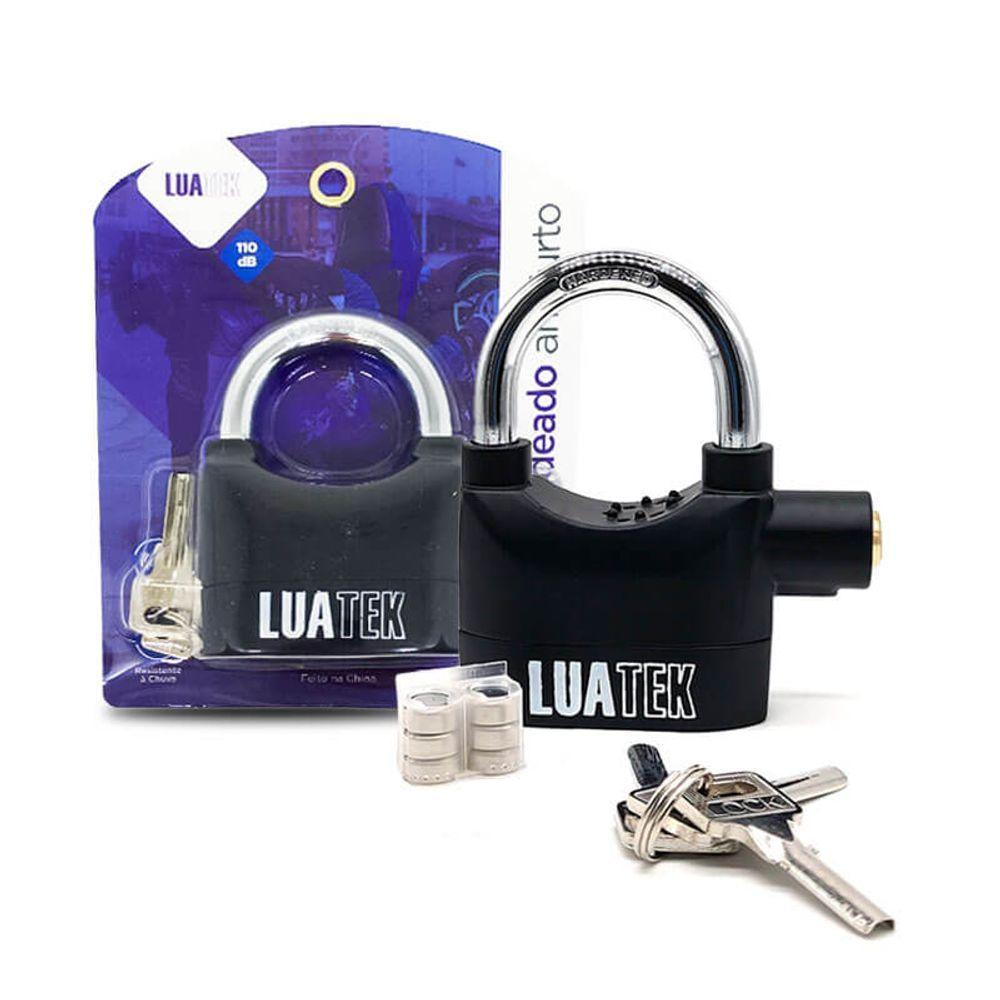 Cadeado Antifurto Trava Disco Com Alarme Sonoro Super Potente - 1