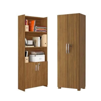 Conjunto Para Escritório 2 Armários Altos Freijó Notável Freijó