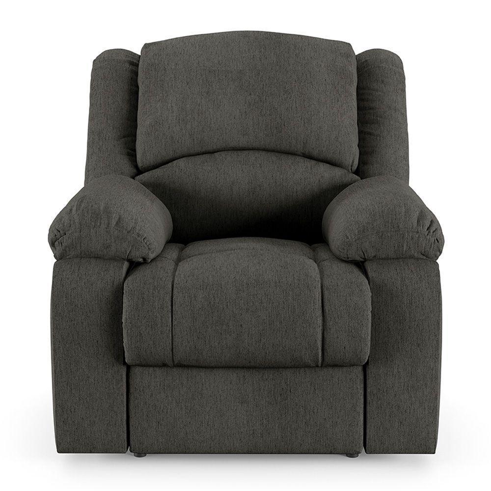 Poltrona Do Papai Reclinável Melim Power Elétrica Linho Grafite Fh1 - D'rossi - 3