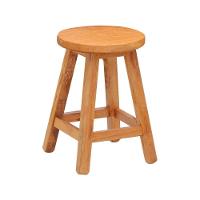 Kit 2 Banquetas Baixa Sem Encosto Madeira Maciça Natural - 3