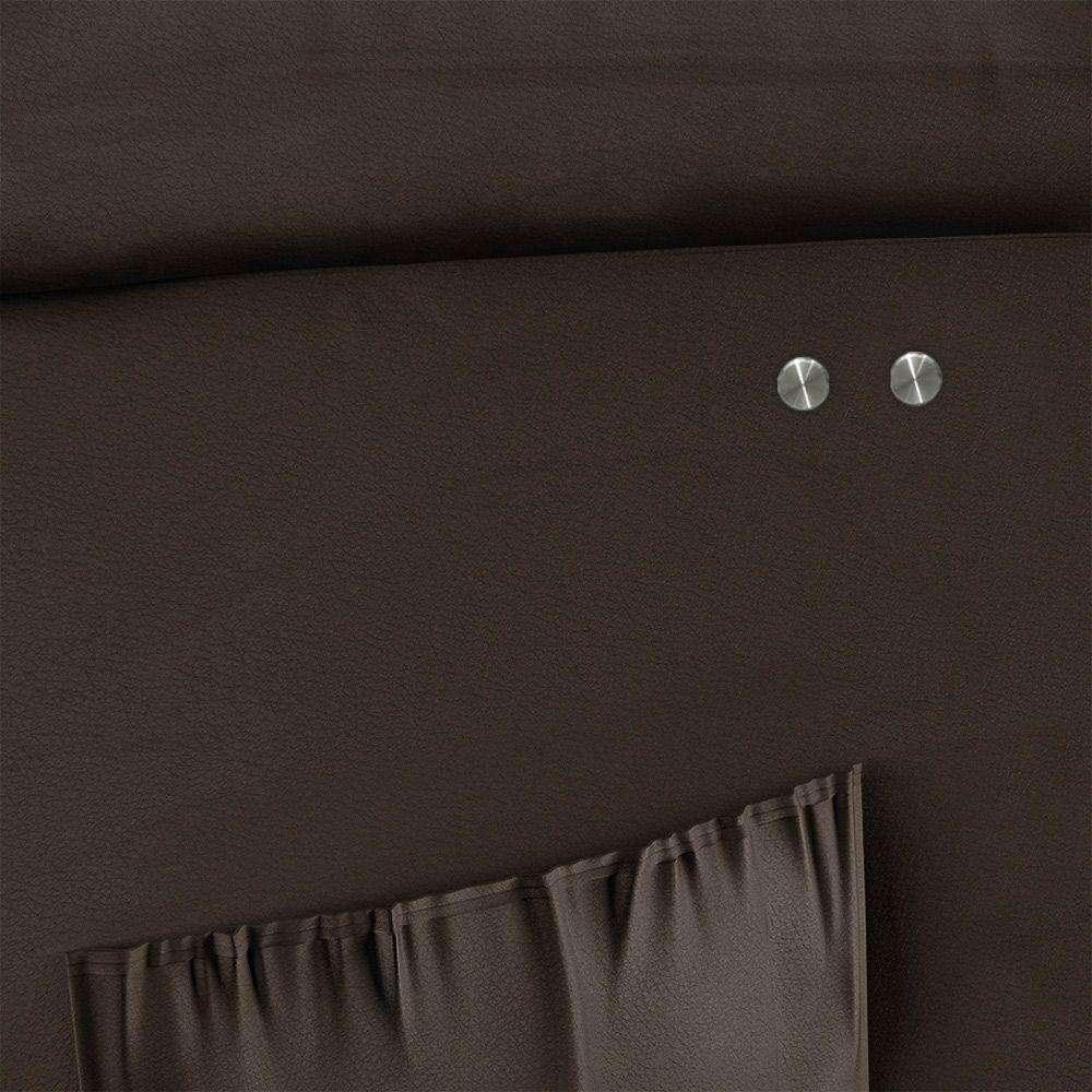 Poltrona Do Papai Reclinável Melim Power Touch Sintético Pu Fh1 - D'rossi Cor Marrom - 4