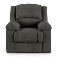 Poltrona Do Papai Reclinável Melim Power Touch Linho Fh1 - D'rossi Cor Grafite - 3