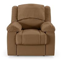 Poltrona Do Papai Reclinável Melim Power Elétrica Pu Caramelo Fh1 - D'rossi