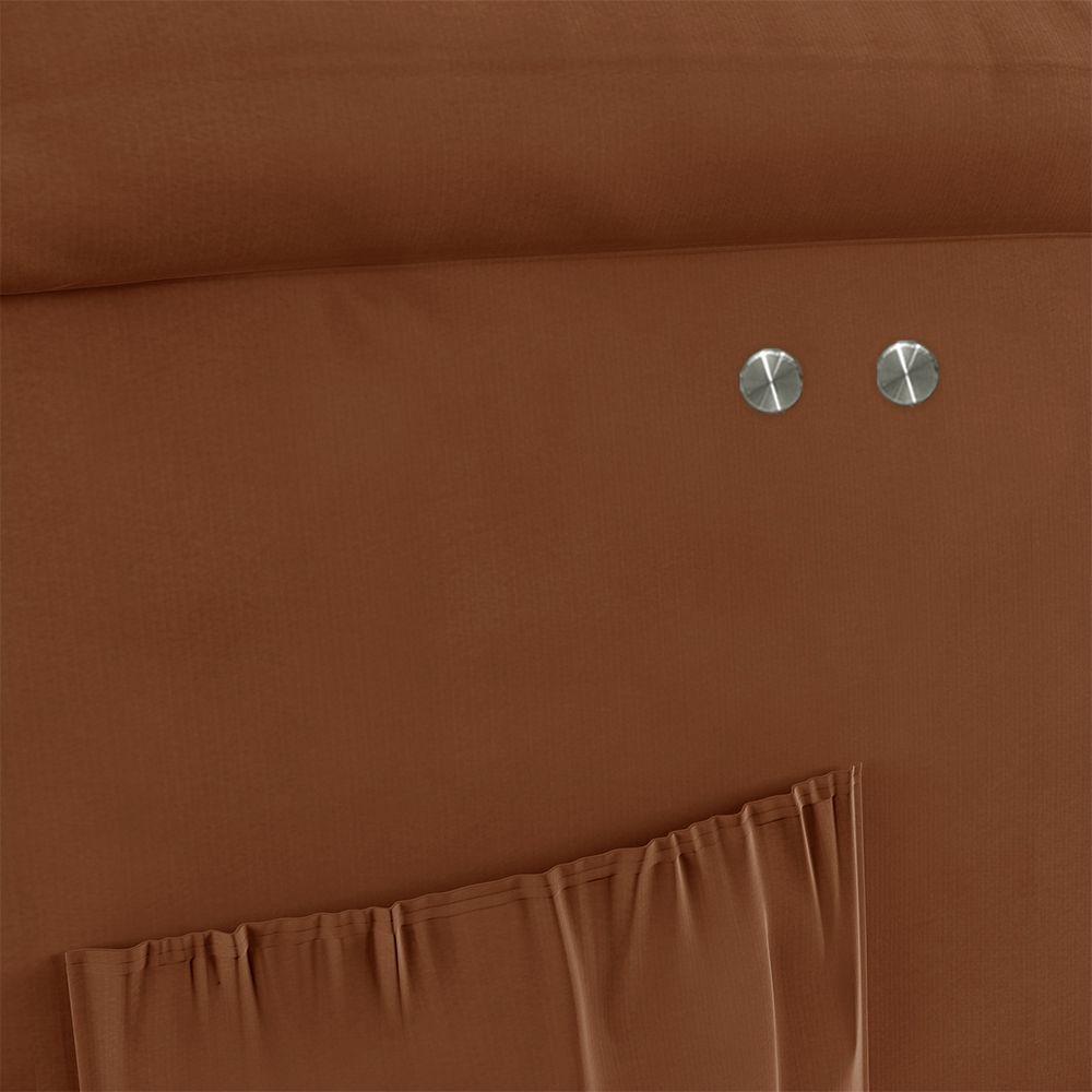 Poltrona Do Papai Reclinável Melim Power Touch Veludo Fh1 - D'rossi Cor Terracota - 4