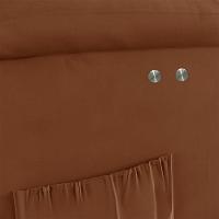 Poltrona Do Papai Reclinável Melim Power Touch Veludo Fh1 - D'rossi Cor Terracota