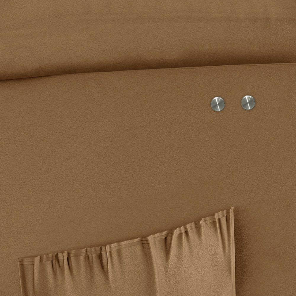 Poltrona Do Papai Reclinável Melim Power Touch Sintético Pu Fh1 - D'rossi Cor Caramelo - 4