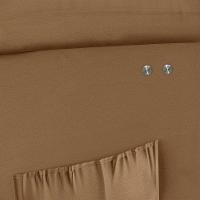 Poltrona Do Papai Reclinável Melim Power Touch Sintético Pu Fh1 - D'rossi Cor Caramelo