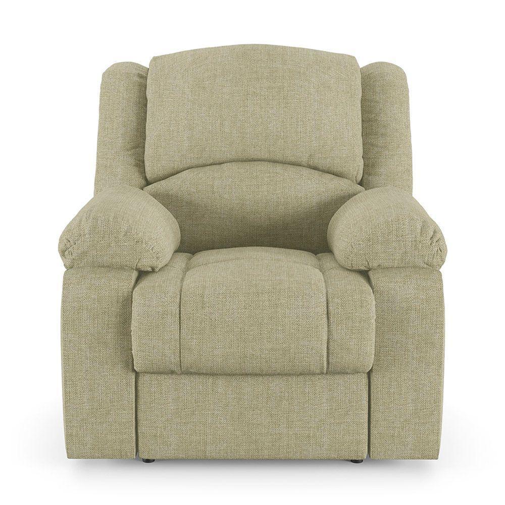 Poltrona Do Papai Reclinável Melim Power Touch Usb Linho Fh1 - D'rossi Cor Bege - 3