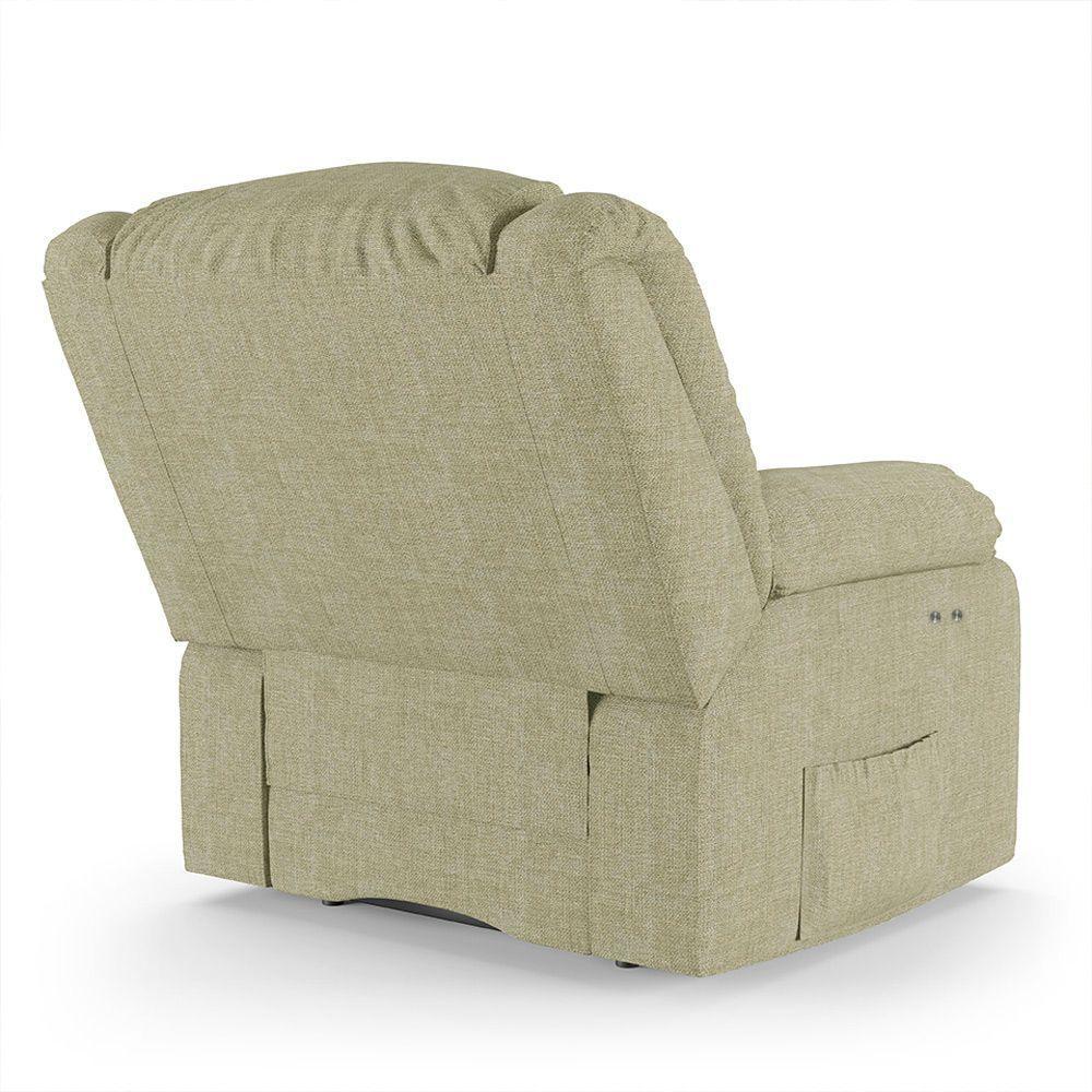 Poltrona Do Papai Reclinável Melim Power Touch Linho Fh1 - D'rossi Cor Bege - 5