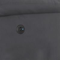 Poltrona Do Papai Reclinável Melim Power Touch Usb Veludo Fh1 - D'rossi Cor Cinza - 8