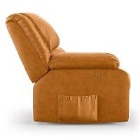 Poltrona Do Papai Reclinável Melim Power Touch Usb Pu Fh1 - D'rossi Cor Whisky - 2