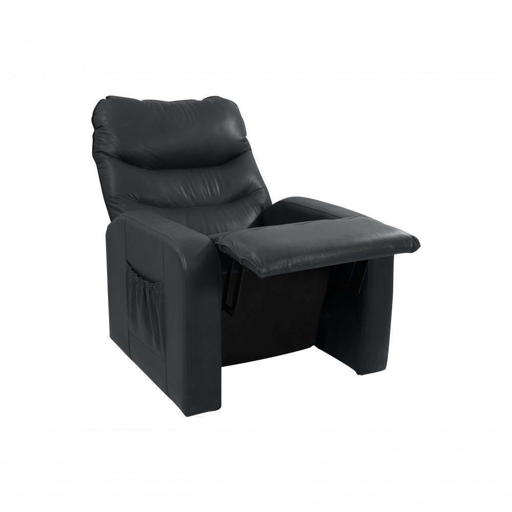 Poltrona Reclinável Punto 1 Lugar Sintético Preto Matrix - 2