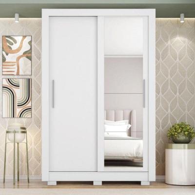 Guarda Roupa Arapongas 2 Portas De Correr E 2 Gavetas Branco