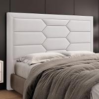 Cabeceira Cama Box King 195cm Estofada Nora P05 Veludo Cinza - Lyam Decor - 5