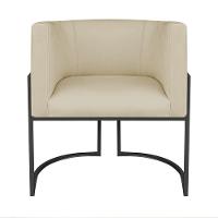 Kit Divã Luna 160cm Lado Esquerdo E 01 Poltrona Base De Ferro Preto Suede Cor Bege - 8