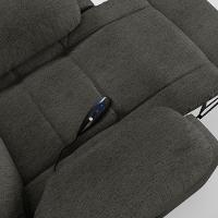 Poltrona Do Papai Reclinável Melim Controle Power Elétrico Linho Grafite Fh1 - D'rossi - 5