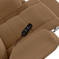 Poltrona Do Papai Reclinável Melim Power Touch Massagem Sintético Pu Fh1 - D'rossi Cor Caramelo - 9