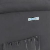 Poltrona Do Papai Reclinável Melim Elétrica Led Veludo Fh1 - D'rossi Cor Cinza - 2