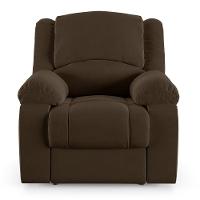 Poltrona Do Papai Reclinável Melim Elétrica Led Veludo Fh1 - D'rossi Cor Marrom - 3