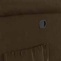 Poltrona Do Papai Reclinável Melim Zero Wall Veludo Fh1 - D'rossi Cor Marrom