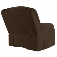 Poltrona Do Papai Reclinável Melim Zero Wall Veludo Fh1 - D'rossi Cor Marrom - 5