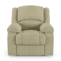 Poltrona Do Papai Reclinável Melim Power Touch Massagem Linho Fh1 - D'rossi Cor Bege - 2