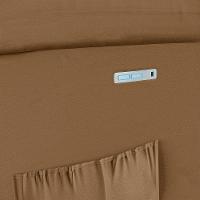 Poltrona Do Papai Reclinável Melim Elétrica Led Pu Caramelo Fh1 - D'rossi - 7