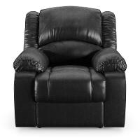 Poltrona Do Papai Reclinável Melim Power Touch Massagem Pu Preto Brilho Fh1 - D'rossi