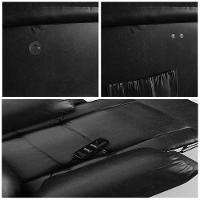 Poltrona Do Papai Reclinável Melim Power Touch Massagem Pu Preto Brilho Fh1 - D'rossi - 5