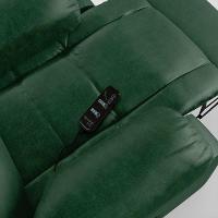 Poltrona Do Papai Reclinável Melim Power Touch Massagem Pu Fh1 - D'rossi Cor Verde - 5
