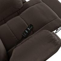 Poltrona Do Papai Reclinável Melim Power Touch Massagem Sintético Pu Fh1 - D'rossi Cor Marrom - 8