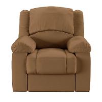 Poltrona Do Papai Reclinável Melim Zero Wall Sintético Pu Fh1 - D'rossi Cor Caramelo - 3