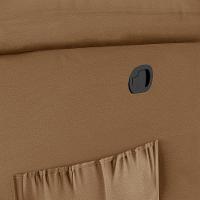 Poltrona Do Papai Reclinável Melim Zero Wall Sintético Pu Fh1 - D'rossi Cor Caramelo