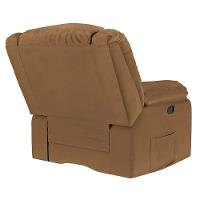 Poltrona Do Papai Reclinável Melim Zero Wall Sintético Pu Fh1 - D'rossi Cor Caramelo - 5