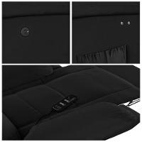 Poltrona Do Papai Reclinável Melim Power Touch Massagem Pu Preto Fh1 - D'rossi - 5