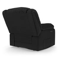 Poltrona Do Papai Reclinável Melim Power Touch Massagem Pu Preto Fh1 - D'rossi - 6