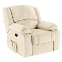 Poltrona Do Papai Reclinável Melim Zero Wall Sintético Pu Fh1 - D'rossi Cor Bege - 1
