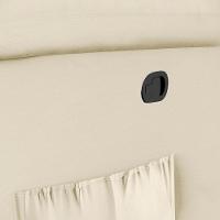 Poltrona Do Papai Reclinável Melim Zero Wall Sintético Pu Fh1 - D'rossi Cor Bege