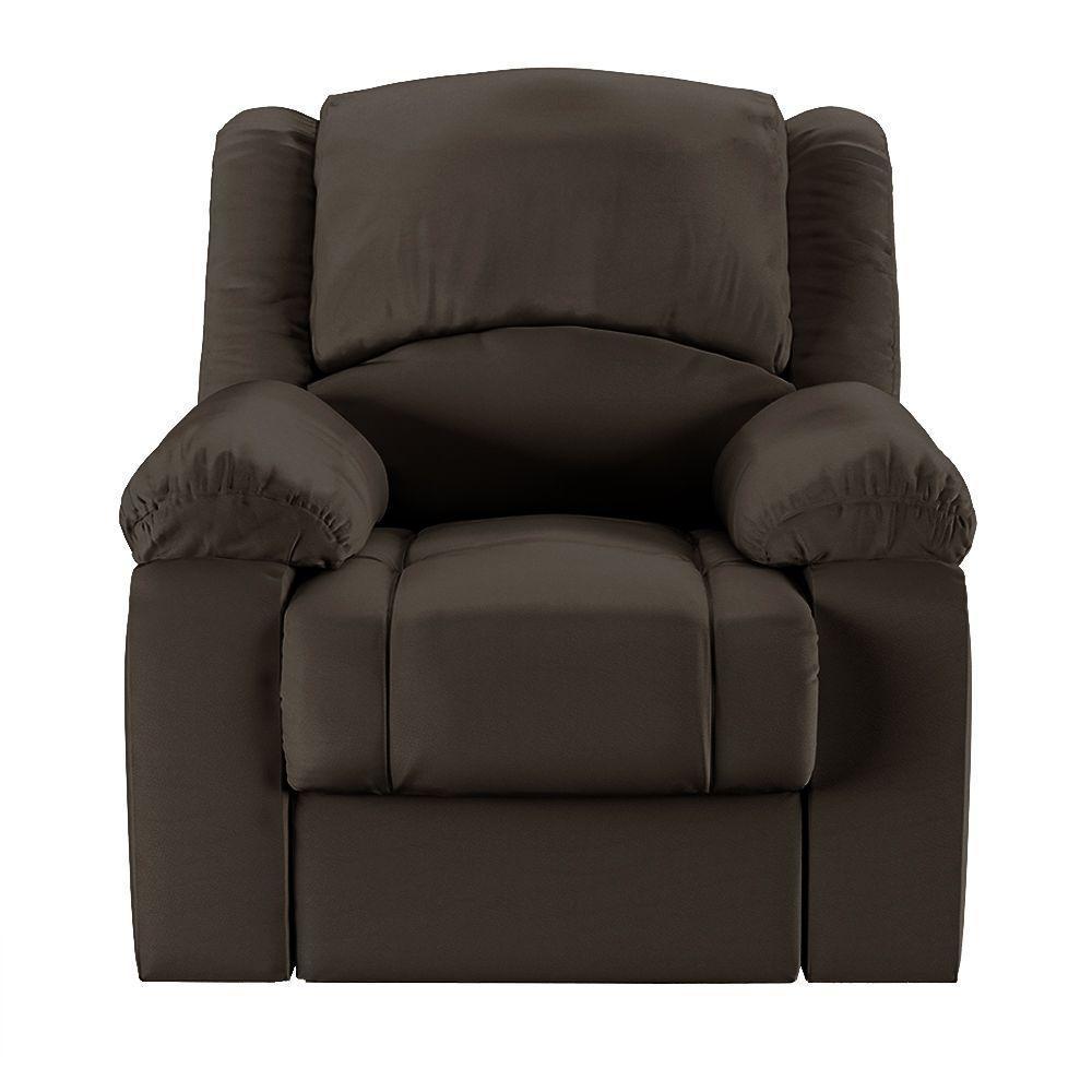Poltrona Do Papai Reclinável Melim Zero Wall Sintético Pu Fh1 - D'rossi Cor Marrom - 3