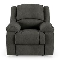 Poltrona Do Papai Reclinável Melim Power Elétrica Usb Linho Fh1 - D'rossi Cor Grafite