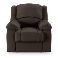 Poltrona Do Papai Reclinável Melim Power Touch Massagem Pu Marrom Fh1 - D'rossi - 3