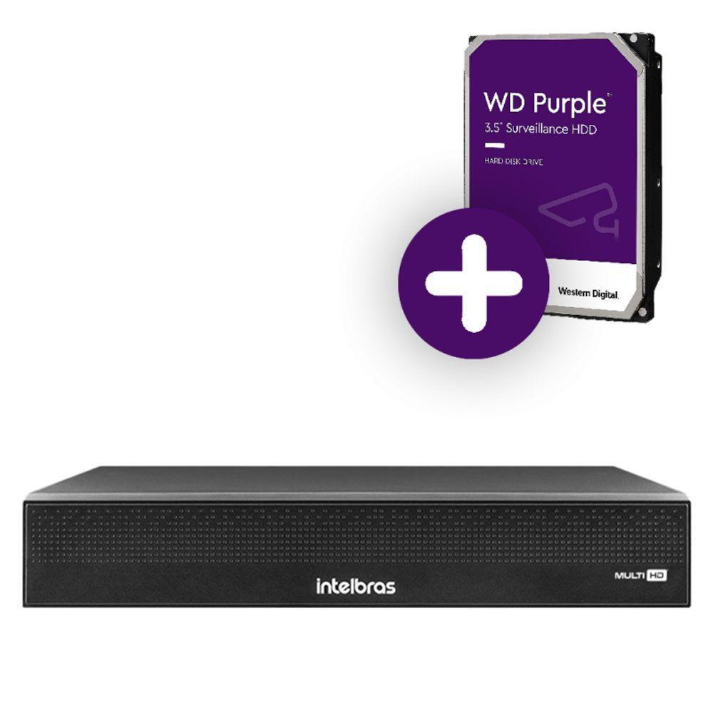 Dvr Intelbras 16 Canais 5mp Lite Com Hd 4tb Gravador De Vídeo Mhdx 3116-c - 3
