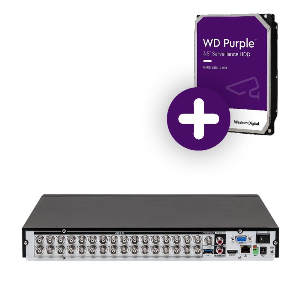 Dvr Intelbras 32 Canais 2mp Full Hd 1080p Com Hd 4tb Gravador De Vídeo Mhdx 1232 - 2